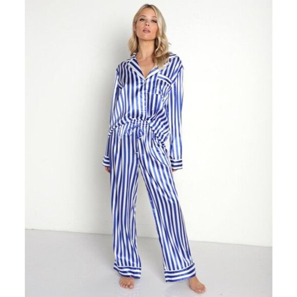 Show Me Your Mumu Classic PJ Set in Blue XSmall Womens Pants 2 piece Pajamas - Picture 13 of 13